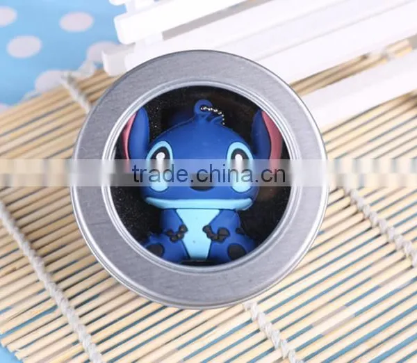 Stitch Japan Cartoon Themed PVC Usb Flash Drive Free Sample Logo,Custom Promotional Memory Stick With Metal Case photo-2