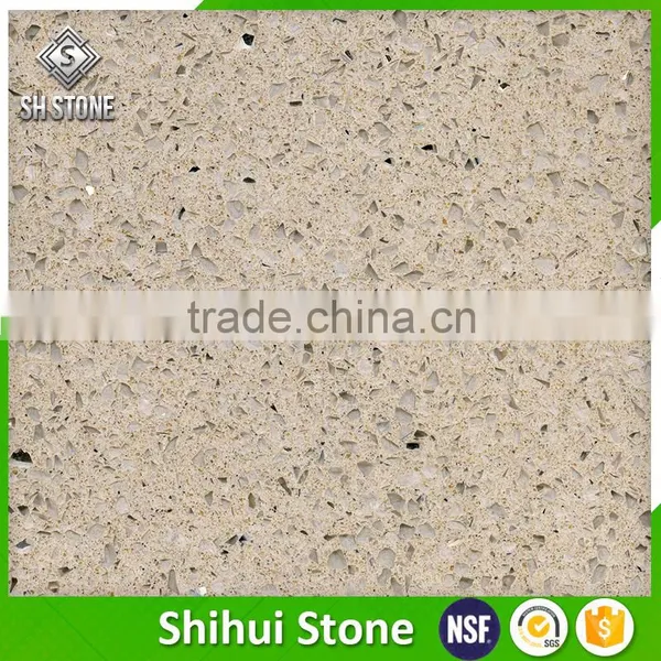 White Mirror Fleck Quartz Stone Countertop, Quartz Stone Price in Low photo-6