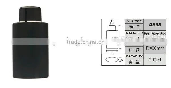 200ml Black Lotion Cream Bottle photo-2