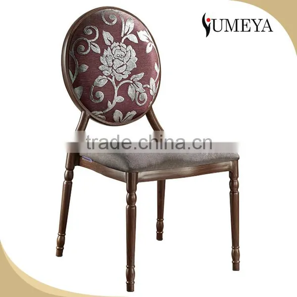 Wholesale Luxury Stackable Metal Hotel Wedding Chair Antique Banquet Chair photo-4