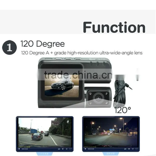 Cheapest I1000 2.0"TFT 120 Degree Car Dvr Car Video Recorder Car Black Box photo-6