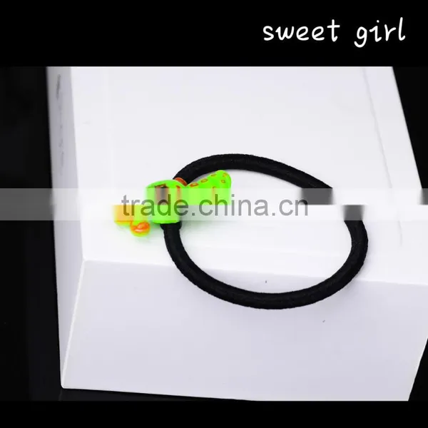 Kids and Lady Elastic Rubber Hair Bands ,Ponytail Holder Head Rope photo-4