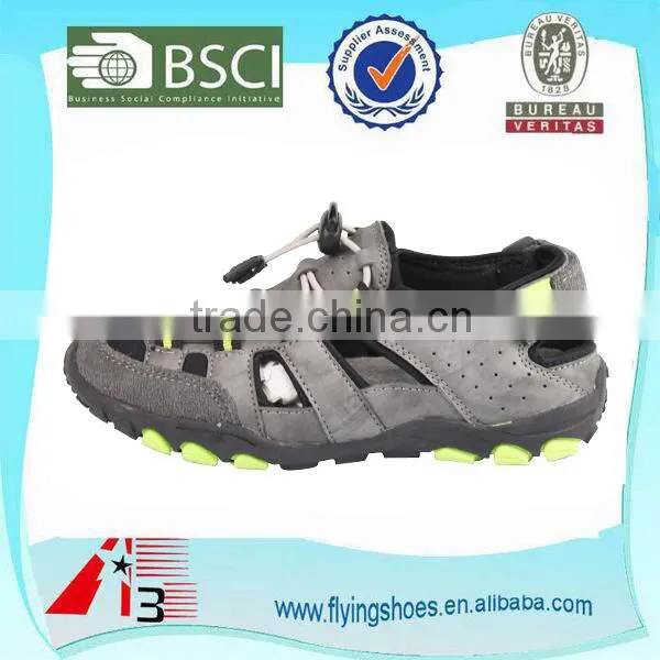 Factory OEM Custom High Quality Leather Lace up Sandals photo-4