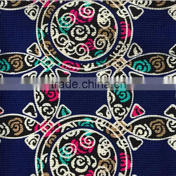 High Quality Printed Microfiber Polyester Spandex Fabric Warp Knit Brushed Fabric for Curtain