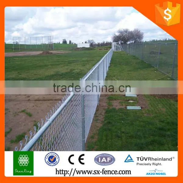 China Factory Supply Woven Construction Chain Link Fence photo-3