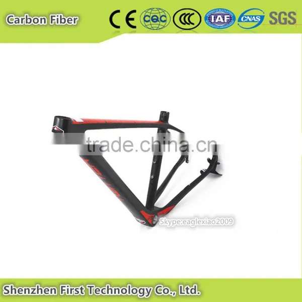 Climbing High Powerful Mountain Bike Carbon Frame Designed for Competitive Cross Country Racing photo-4