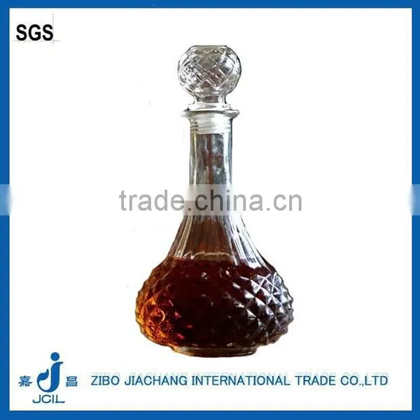 Glass Vodka Wine Bottles With Cork Lid TY42 photo-4