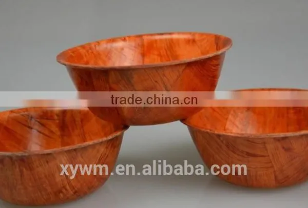 Round Woven Wooden Salad Bowl Set With 10 Sizes photo-2