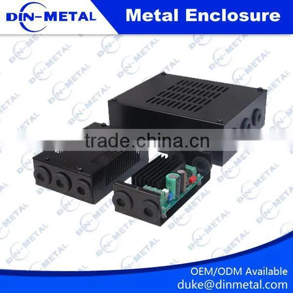 OEM Black Powder Coated Stamping Sheet Metal Bending Parts photo-3
