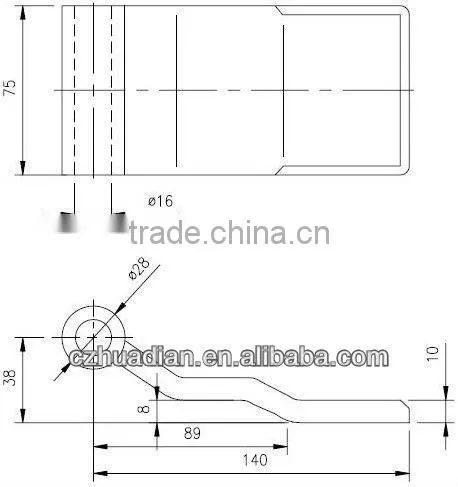 Container Door Locking Hinge Lug photo-5