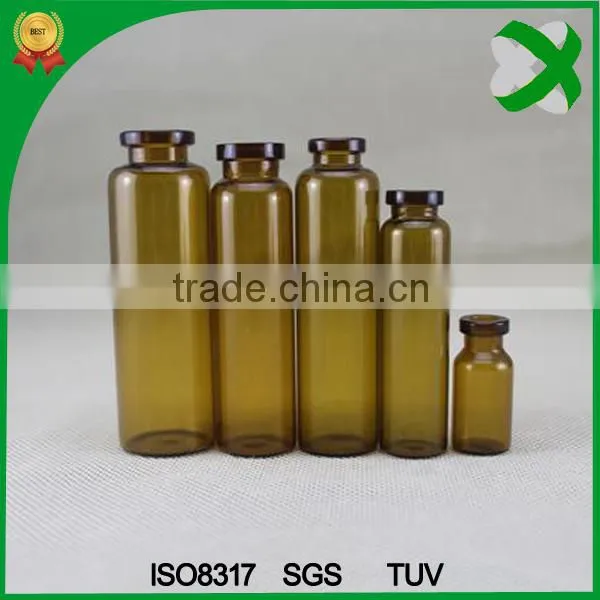 Clear Amber Pharmacy Galss Bottle Vials for Liquid photo-4