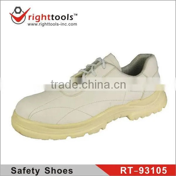 RT-93105 White Kitchen Micro-fiber Esd Safety Shoes