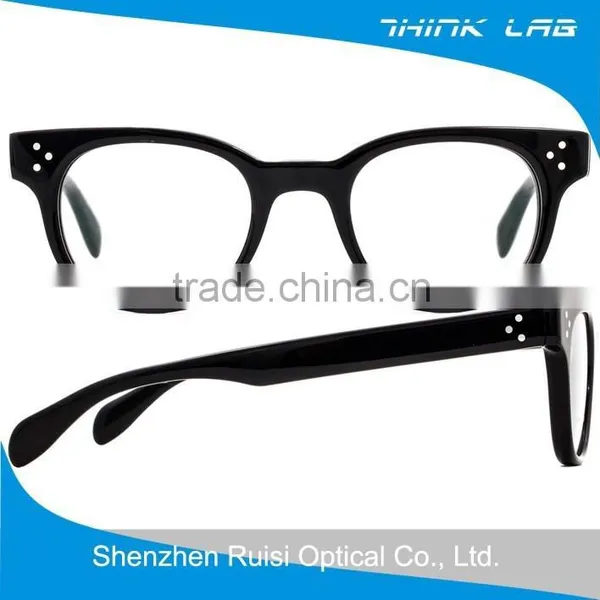 Classics Black Optical Frames Korea Style Eyewear Wholesale photo-2
