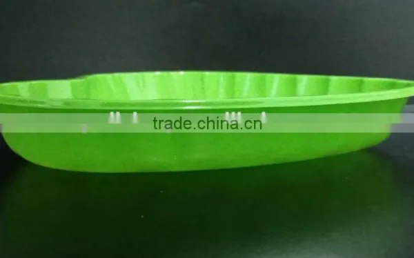 High Quality Plastic Fruit Plate Heart Type Snack Container photo-2