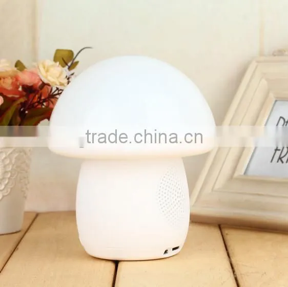New Mushroom Lamp Bluetooth Speaker Lamp Stereo Mini Bluetooth Speaker photo-2