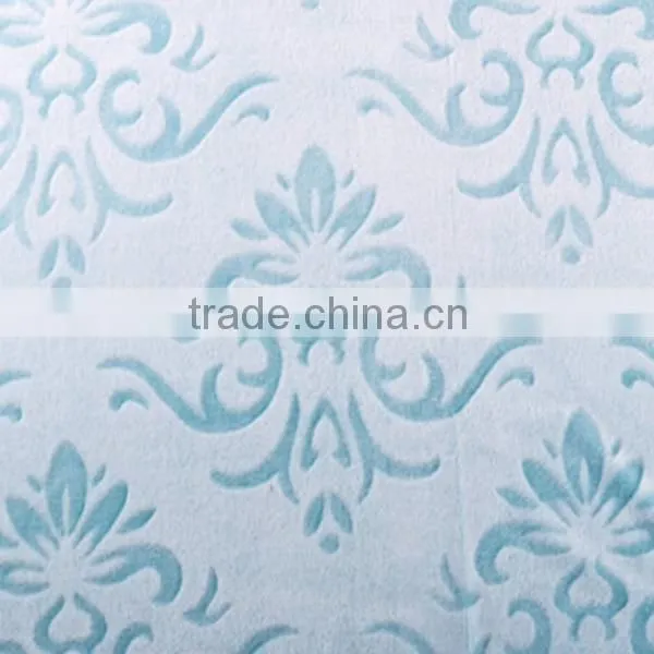Flower Embossed Flannel Fleece Fabric,3d Bedding Sets Fabric photo-5