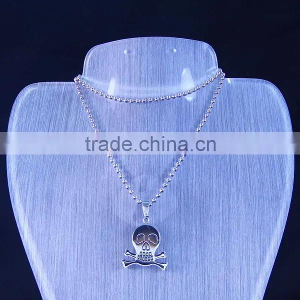 Silver Pendant Necklace Wholesale Hip Hop Jewelry