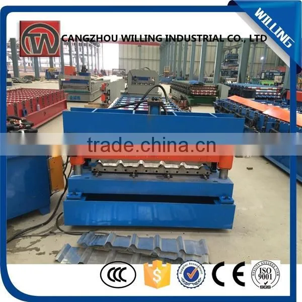 New Condition and Tile Forming Machine Type Galvanized Steel Roof Tile Roll Forming Machine photo-4