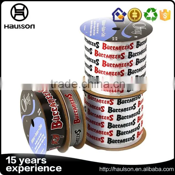 Fasion High Quality Personalized Polyester Nylon Material Nfl Printed Ribbon photo-2