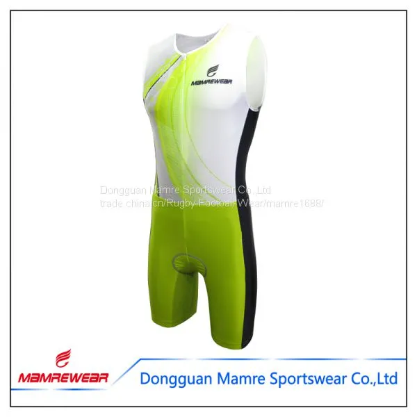 Professional men triathlon suits with customized logo printed sportswear