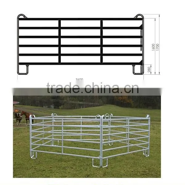 Hot Dipped Galvanized Livestock Metal Fencing Panel Cattle Fence Panle Horse Fencing Panel photo-3