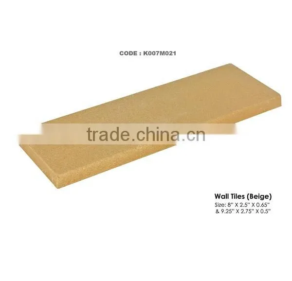 Maintance Free Architectural Clay Wall Tiles CT-5 Beige