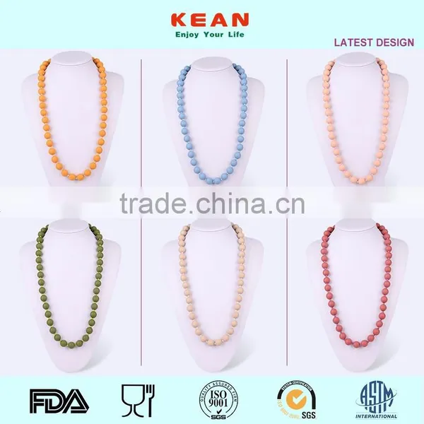 Baby Teething Necklace For Mom Wear 100% PBA FREE WIth FDA photo-2