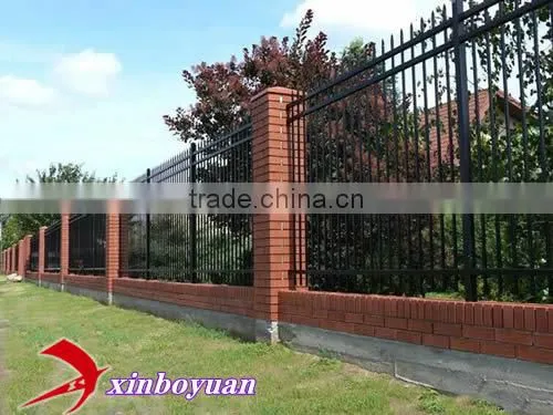 Wrought Iron Welded Picket Mesh Fence photo-3