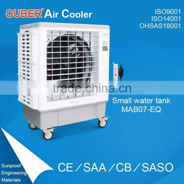 220v Mobile Water Air Cooling Fan / Portable Evaporative Air Cooler Fan