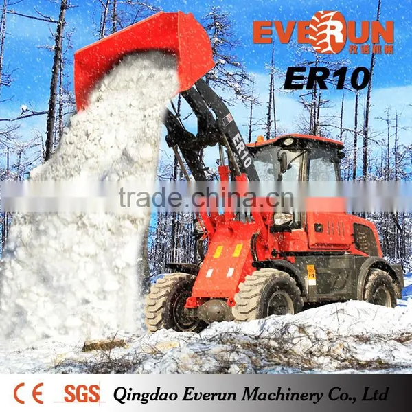Everun Brand 1.0 Ton Small Wheel Loader Zl-10 With Floating Function photo-6