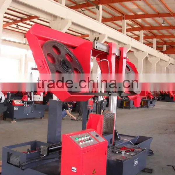 Double Column Type Semi-automatic Hydraulic Horizontal Band Sawing Machine photo-3