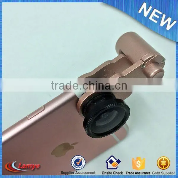 Hot Sale Phone Lens Clip Lens for Mobile 3 in 1 Universal Clip Fisheye CE RoHS photo-4
