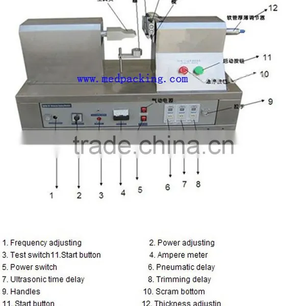 Ultrasonic Tube Sealing Machine/ Tube Sealing Machinery/semi-automatic Tube Sealer photo-2