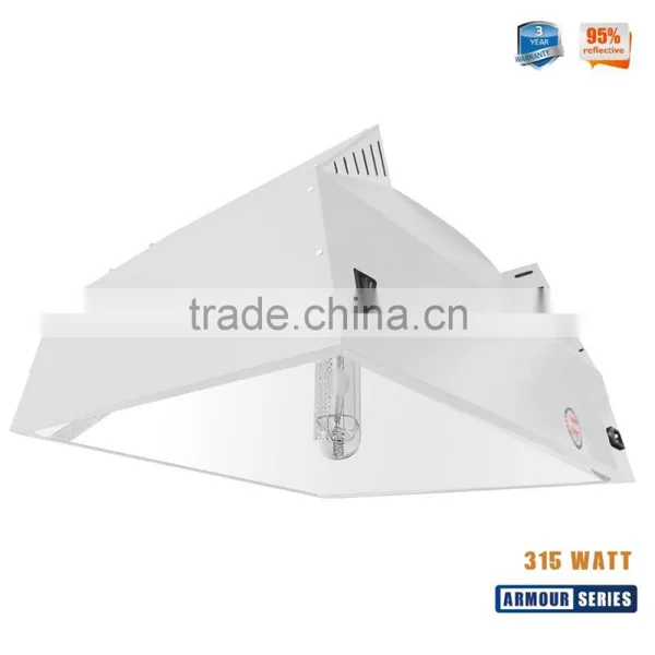 Price Wise 315 Watt Ceramic Metal Halide CMH Grow Light Reflector Hood Fixture photo-2