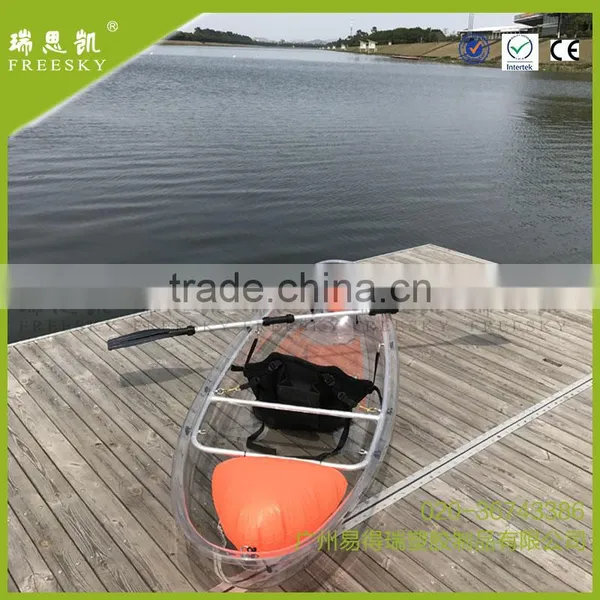 Made in China Passanger Fiberglass Hull Transparent Kayak for Sale photo-5