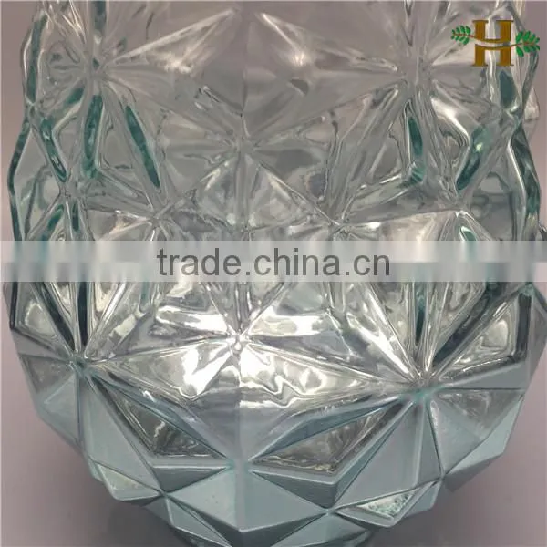 Flower Shaped Fashion Design Colored Glass Vases photo-3