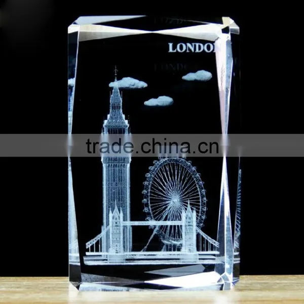 Custom 3D Laser Crystal London Tower London Souvenirs photo-2