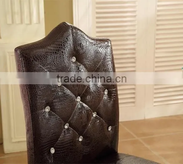 Modern Appearance Stitching PU Back Dining Chair photo-5