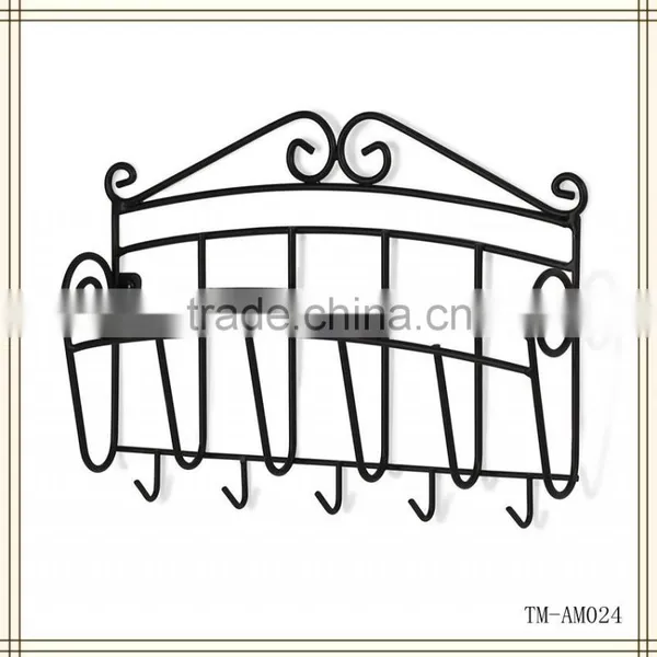 Hot Sale Twist Black Wall Mount Key Holder photo-2