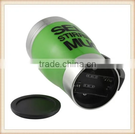 Stainless Lazy Self Stirring Mug Auto Mixing Tea Coffee Cup Office Home Gift New photo-4
