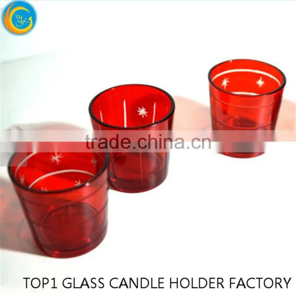 Red Votive Candle Holders Bulk With Scented Candles photo-3