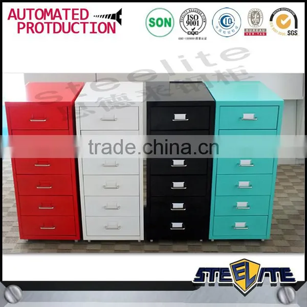 Under Desk Small Drawer Cabinet Helmer Six Drawer Mobile Filing Cabinet photo-3