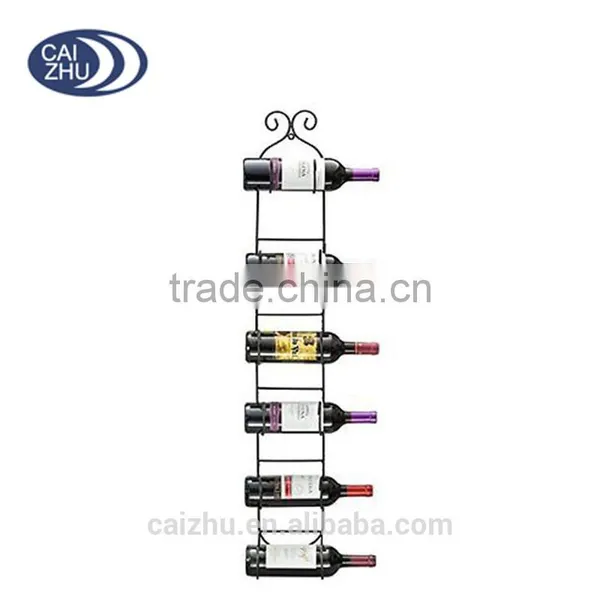 Wall Mount Wine & Towel Rack Holds 6 Bottles or Towels photo-3