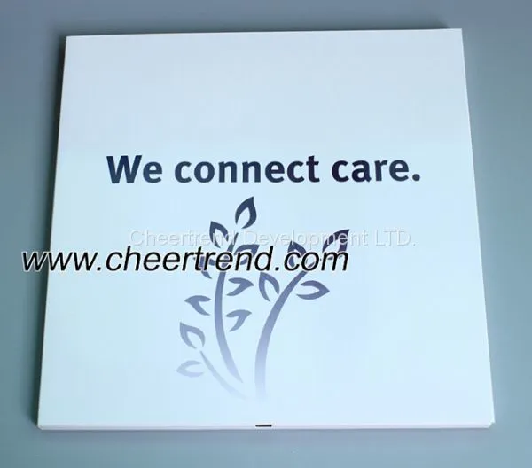 2017 Fashion Paper Business Card 7 Inches Lcd Video Brochure 210*210 mm Video Greeting Card With 1000 Mah photo-3