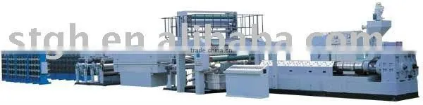 Extruding and Flat Yarn Stretching Machine