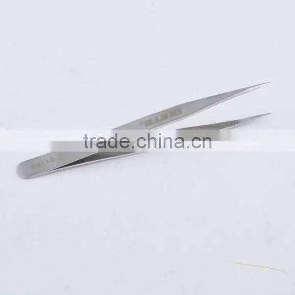 125mm Length Tweezers With Sharp Straight Curved Point Tweezers photo-4