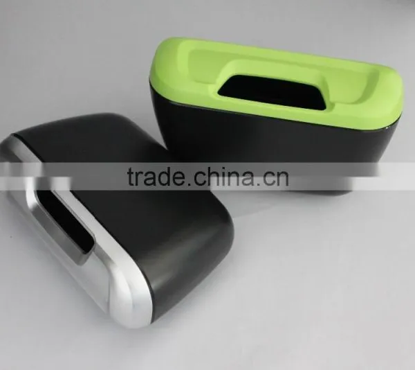 UNIVERSAL Mini Auto Car Trash Rubbish Can Garbage Can Dust Case Holder Box Black photo-2