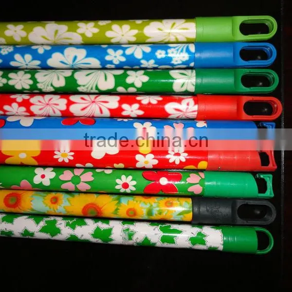 PVC Coated Long Wood Broomstick photo-3