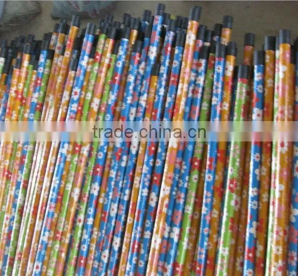 PVC Coated Long Wooden Broom Sticks photo-6