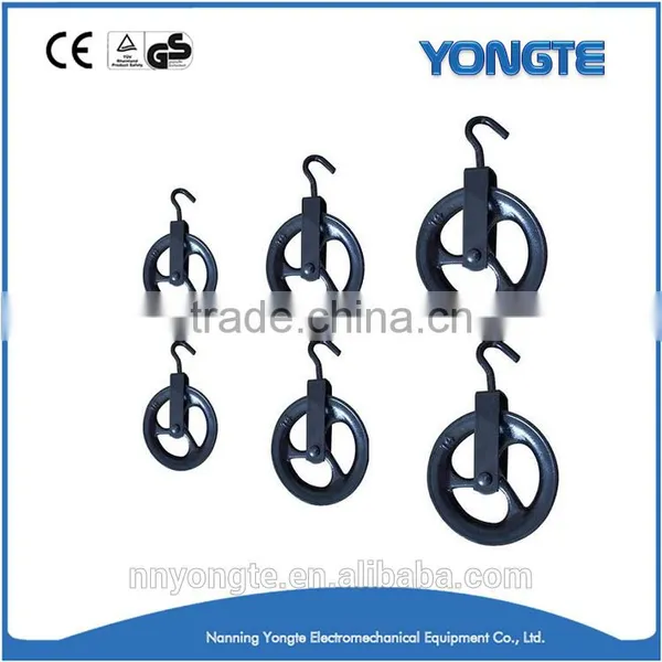 High Quality Wire Rope Cast Iron Block / Black Pulley Block photo-4